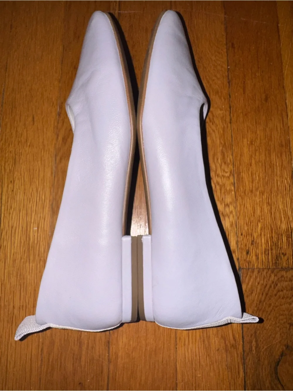 Franco Sarto Leather Vana Soft Lilac Ballet flats